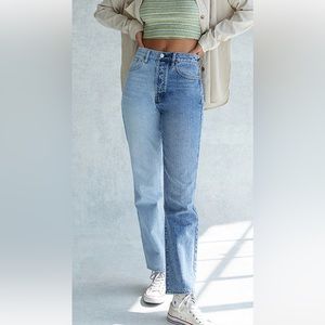 PacSun two-tone dad jean